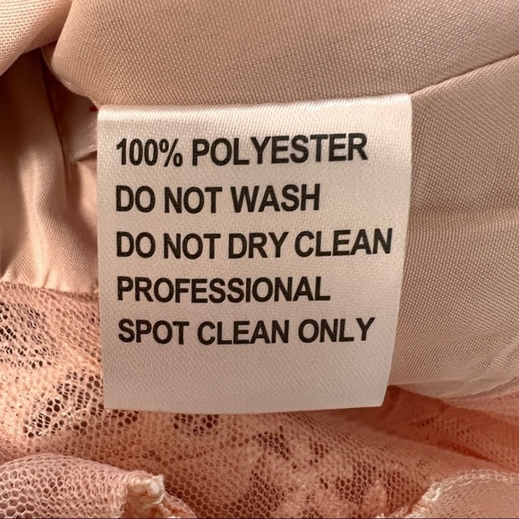 NWT JJ’s House Chiffon Embroidered Pearl Pink Dress - Picture 7 of 7